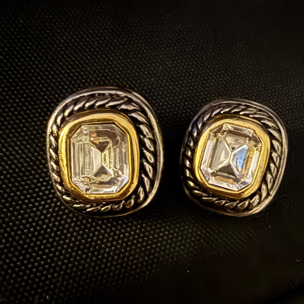 Fashion Silver and Gold Earrings